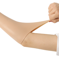 Guantes de Prótesis de Silicona de Alta Calidad, Guantes de Manga, Piel Altamente Simulada, Cubierta de Brazo Artificial para Cicatrices