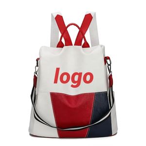 Mochila Escolar Oxford Impermeable de Moda Suave Personalizada Unisex para Hombre y Mujer, Bolsos de Cuero para Niñas - Product Image 1