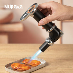 NURGAZ Lance-flammes portatif en alliage de zinc, allumeur piézoélectrique portable pour la cuisson et la moxibustion - Product Image 1
