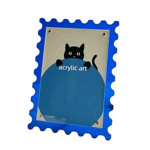 Présentoir de cadre de Photo acrylique écologique coloré décoratif magnétique Transparent pour cadre de panneau de Clip de carte postale <span class=keywords><strong>Polaroid</strong></span> - Product Image 5