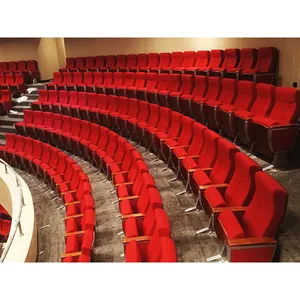 Top Sale Theater Furniture Theater Church Seating Standard Seat Size Lecture Hall Auditorium Chair