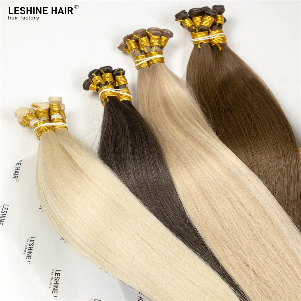 LeShine New Genius Weft Double Drawn No Return Hair Genius Wefts Top Quality 100G Human Hair