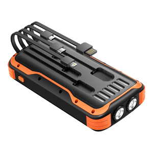 แบตสำรองพกพา Blackview TERRA 20 รองรับการชาร์จเร็ว ทนทาน สายชาร์จในตัว กันน้ำ IP54 สำหรับกิจกรรมกลางแจ้ง ความจุ 20000mAh พร้อมไฟฉายสำหรับเดินทาง - Product Image 5