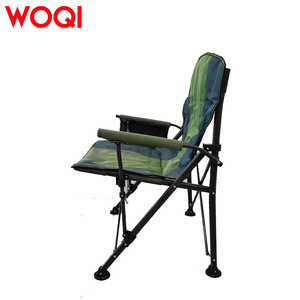 เก้าอี้ชายหาดพับได้ Woqi สีเขียวมะกอก พร้อมที่วางแก้ว ขนาด 60x60x95 ซม. - Product Image 5