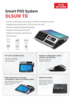 Fournisseur direct d'usine, mini caisse enregistreuse tactile Android et Windows, système de paiement électronique POS