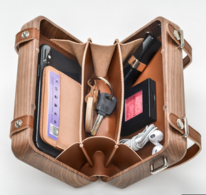 Pineapple <span class=keywords><strong>Papa</strong></span> El mejor masajeador de manos de madera creativo para regalo Hecho de bolsa de dinero de madera - Product Image 2