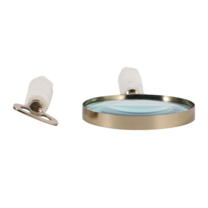 Scultura con lente d'ingrandimento e apribottiglie con manico in marmo, accessorio decorativo per tavolino da caffè, mensola, soggiorno - Product Image 5
