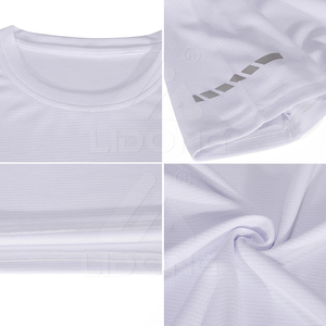 Hot Selling Summer Unisex Slim Fit Sport Soft Nylon Crew Neck <b>Tshirt</b> Custom Oversized <b>Tshirt</b> <b>Tshirt</b> for Men - Product Image 3