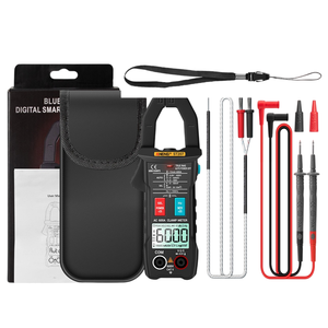 Multimètre portable à pince ST207, 6000 comptes, True RMS, test de capacité 9.999nF-999.9uF, 600V AC, 6A-600A, batterie - Product Image 6