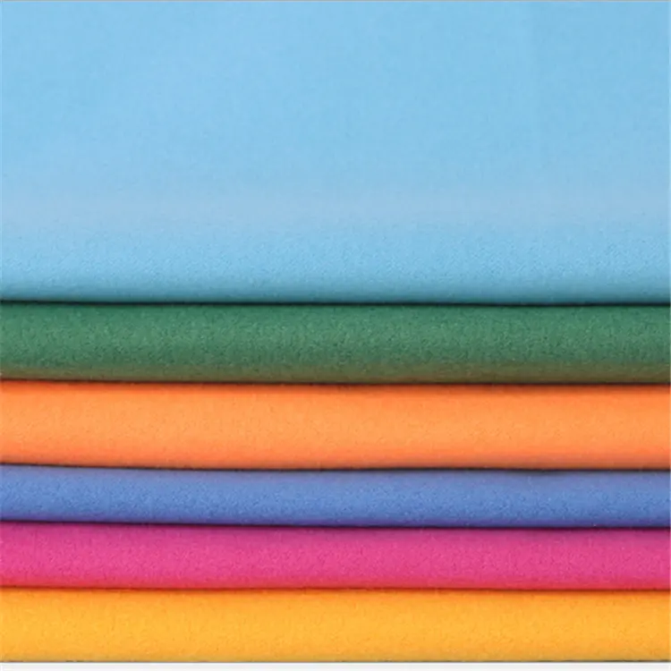 Quick dry sand free microfiber suede fabric for travel beach sports towel