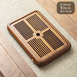 Home-use small tea <b>table</b> with drainage, Chinese tea tray, solid wood tray, water-retaining tea sea, exquisite small tea tray, - Product Image 3
