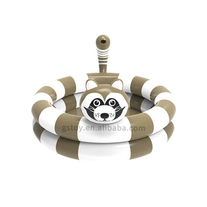 Raccoon hình trẻ em phun nước PVC Hồ bơi trong nhà bé phim hoạt hình gấp bóng hồ bơi trẻ em Inflatable hồ bơi - Product Image 4