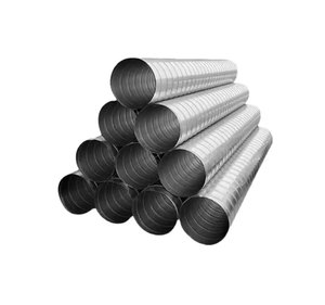 Conductos de aire en espiral de acero galvanizado personalizados Conductos de aire de metal Tubo de ventilación y junta Dentro del conducto de aire - Product Image 1
