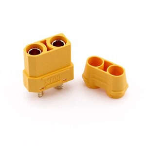 Amass XT90NE Embedded Panel Mount Connector 30A 8AWG 10AWG 10CM 20CM 50CM Custom RC Wire Harness - Product Image 3