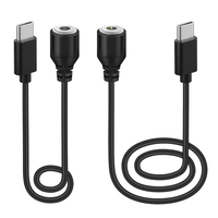 Kabel Tipe-C 2 Pin 10mm Magnetik Pogo Pin 12A 3A Konektor Listrik Magnetik Kepala Bulat