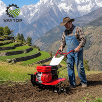 Cultivador Rotatorio Manual a Gasolina de 5.4hp, Resistente y Personalizable, con Cuchilla de Labranza Profunda y Mango Ajustable para Huertos y Jardines