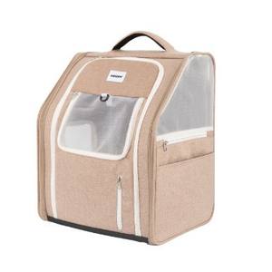 Köpekler için moda çizgili kedi sırt çantası taşınabilir Oxford malzeme çanta cep kale uzay kapsül tarzı şık evcil hayvan taşıyıcı - Product Image 5