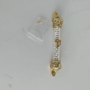 Venta al por mayor Jerusalén Judaica Israel Mezuza Puerta Metal Mezuzah Caja para la pared <span class=keywords><strong>de</strong></span> la casa - Product Image 1