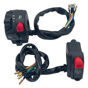 Conjunto de interruptores para manillar de motocicleta Mochi SW-21008 de 22 mm, universal para motocicletas todoterreno, control de luces, intermitentes y bocina. - Product Image 5