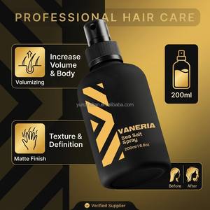 VANERIA 200ml <span class=keywords><strong>Spray</strong></span> au sel de mer <span class=keywords><strong>pour</strong></span> coiffure homme femme, <span class=keywords><strong>pour</strong></span> ondes de plage, texturisant, volumisant, fini mat, brume capillaire au sel - Product Image 1