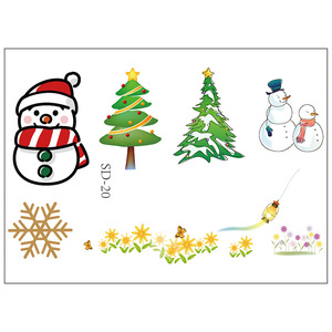 Kids Temporary <b>Tattoo</b> Sticker Waterproof Removable Water Transfer <b>Paper</b> Decal for Cute Face Body Art Party Professional Use - Product Image 1