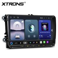 XTRONS Stereo Mobil Android 9 Inci untuk Volkswagen/SKODA/SEAT Android 15 Octa Core 4+64GB Layar QLED Global 4G DSP DQ7603 BT5.4