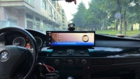 Écran d'affichage multimédia automobile Android 13 Carplay Auto QLED de 14,9 pouces pour BMW Série 5 E60 E61 E90 2003 - 2010 CIC CCC GPS WIFI 4G BT