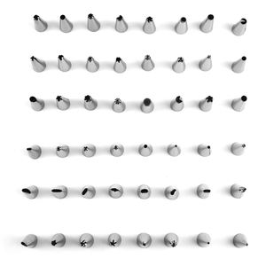 Buses de gâteau de douille de pâtisserie pour la confiserie ensemble professionnel embouts de tuyauterie de crème glacée biscuits Cupcake outil de décoration de gâteau - Product Image 4