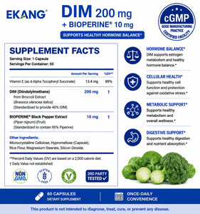 US cGMP Factory DIM Once-Daily Capsules Once Daily <b>Herbal</b> <b>Supplement</b> for Women Hormone Balance Support - Product Image 2
