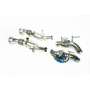 Système d'échappement en titane OEM personnalisé pour <span class=keywords><strong>Ferrari</strong></span> 296 GTS, avec catalyseur et downpipe pour <span class=keywords><strong>Ferrari</strong></span> 296 GTS 3.0T <span class=keywords><strong>2023</strong></span> - Product Image 1