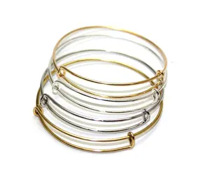 Diy Metal Blank Blangles Armbanden Voor Sieraden Maken Expandable Metal Bangles Volwassenen Kids Blank Armbanden Zonder Charms