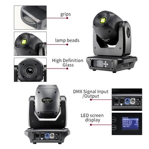 Iluminación para Escenarios DJ, Foco LED Móvil para Fiestas, Luz RGBW de 100w, Foco LED Pequeño Móvil - Product Image 3