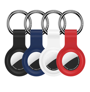 <span class=keywords><strong>Funda</strong></span> de silicona para AirTag con llavero, soporte para AirTags, accesorios para localizador GPS Apple AirTags - Product Image 1