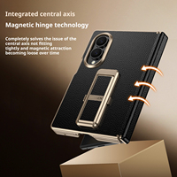 Étui de protection de luxe mécanique avec support de poignet pour Samsung Galaxy Z Fold 7 8 Ultra, résistant aux chutes et aux traces de doigts
