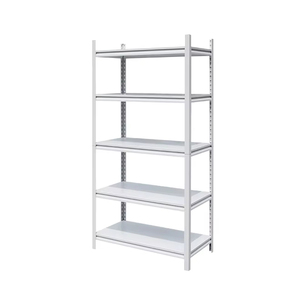 Steel <strong>Shelves</strong> Double Sided 5 Layer Warehouse Lightweight Duty <strong>Storage</strong> Racks Boltless Rivet Shelving for Bedroom - Product Image 2