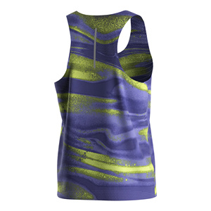 Night <b>Running</b> <b>Singlet</b> with Reflective Logo Lightweight Breathable for Jogging Fitness - Product Image 5