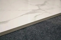 Design moderne de Chine Carrelage de sol en céramique blanche à nivellement automatique grand format (1200x600) émaillé ressemble à du marbre Portugal