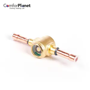 Factory directly price Hvac SG series brass Sight Glass for for Air Conditioning and Refrigeration Equipment liquid pipe