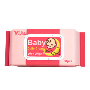 Lingettes non parfumées écologiques pour bébé Vente en gros bon marché 80 pièces Lingettes à eau sans plastique Lingettes pour bébé en coton originales Softcare - Product Image 1