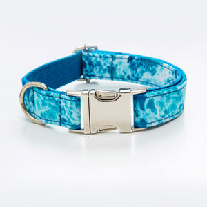 निर्माता कस्टम लक्जरी पालतू कुत्ते कॉलर पॉलिएस्टर नायलॉन समायोज्य और पंखा क्लासिक और सुंदर प्रशिक्षण कॉलर - Product Image 1