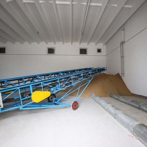 Entrepôt de stockage de maïs à structure en acier modulaire, bâtiment agricole à ossature métallique, grange à blé plate, personnalisable de 4000 à 15000 tonnes - Product Image 2