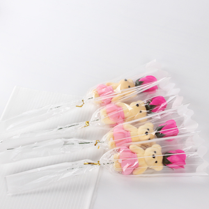 ช่อดอกไม้วันวาเลนไทน์รูปหมีขนาดเล็กช่อกุหลาบสร้างสรรค์ - Product Image 2