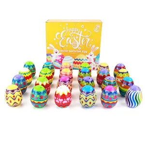 Promotion Children's Easter Eggs Blind Box Opening Plastic Egg Twist Egg Children's Party Toys For Gifts