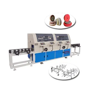 Xieli Machinery electric button adjustment automatic centerless outer circle stainless steel round tube pipe polishing machine