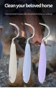 Couteau à sabots de cheval de luxe en acier inoxydable avec manche en plastique pour l'entretien des sabots et l'utilisation en salle de bain - Product Image 4