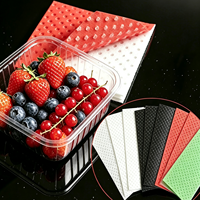 Tampons absorbants laminés Airlaid, doublures de carton, tampons anti-humidité de qualité alimentaire pour le transport et le stockage de fruits et légumes en chaîne du froid