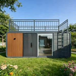 High Quality Luxury Modern Modular Container <b>Houses</b> Prefabricated Capsule <b>Houses</b> for Villa Apartment Hotel Use Sandwich Panel - Product Image 2