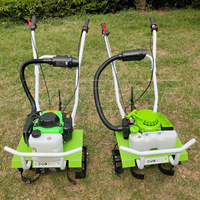 Hot Selling Kleine Benzin Micro Pinne Rotary Power Weeder Landwirtschaft liche Maschine Obstgarten Boden Lockerung Pflügen Jäten Drehen
