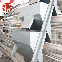 Nuevo Sistema Profesional de Jaulas para Aves de Corral YiFeng, Jaulas para Gallinas Ponedoras Tipo A, Alambre de Acero de Bajo Contenido de Carbono, Modelo YF-A120/YF-A160 para Tailandia