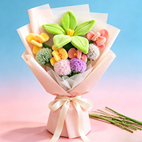 Jouet en peluche OEM ODM personnalisé, vase à fleurs insecte, poupée pour arrangement floral, décoration de table mignonne, cadeau populaire pour filles, vente en gros